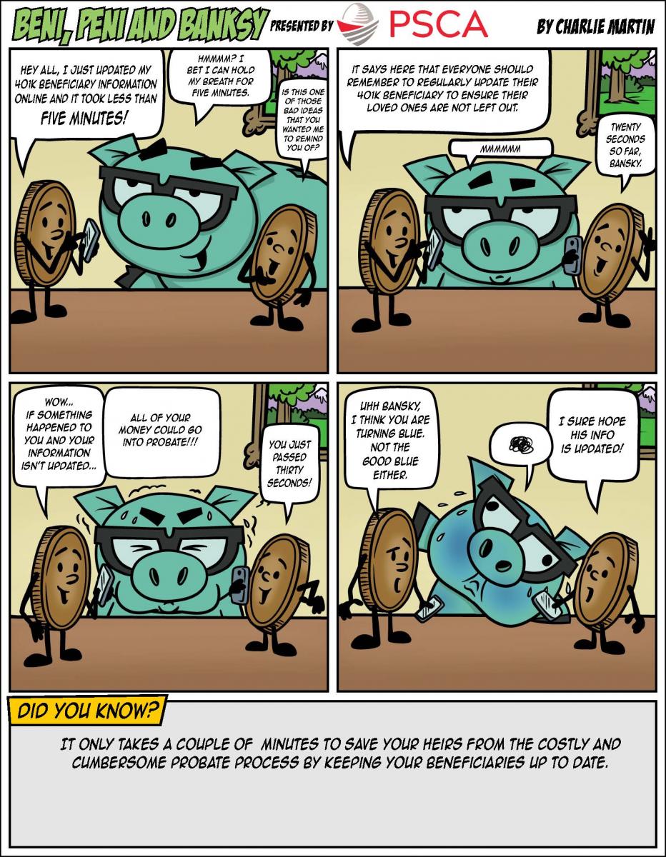 Bene, Peni and Banksy Comic #3